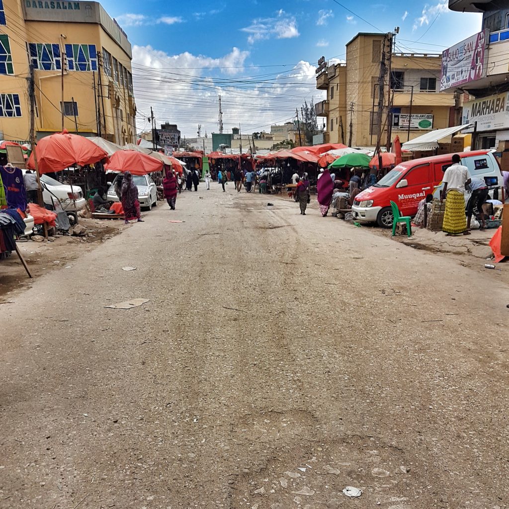 somalia somaliland hargeisa street scene