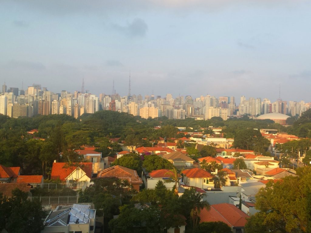brazil sao são paulo skyline view