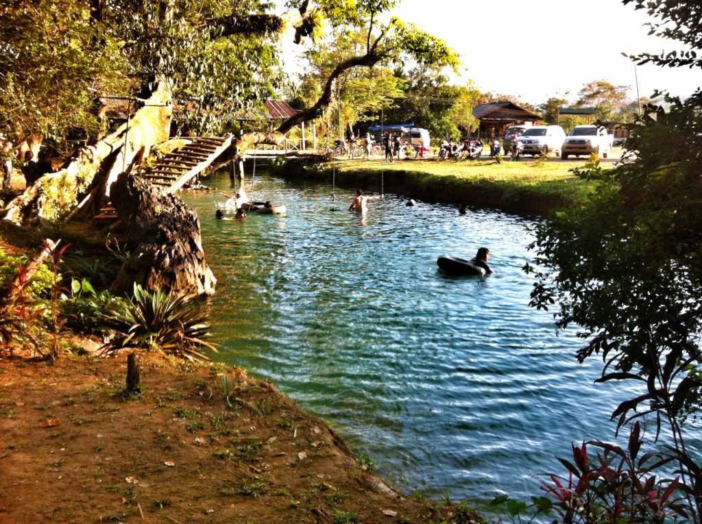 vang vieng laos southeast asia blue lagoon