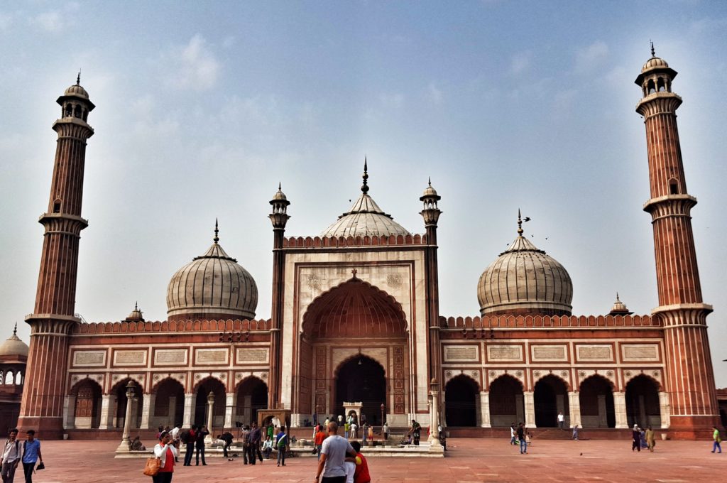 india new delhi jama masjid south asia indian subcontinent