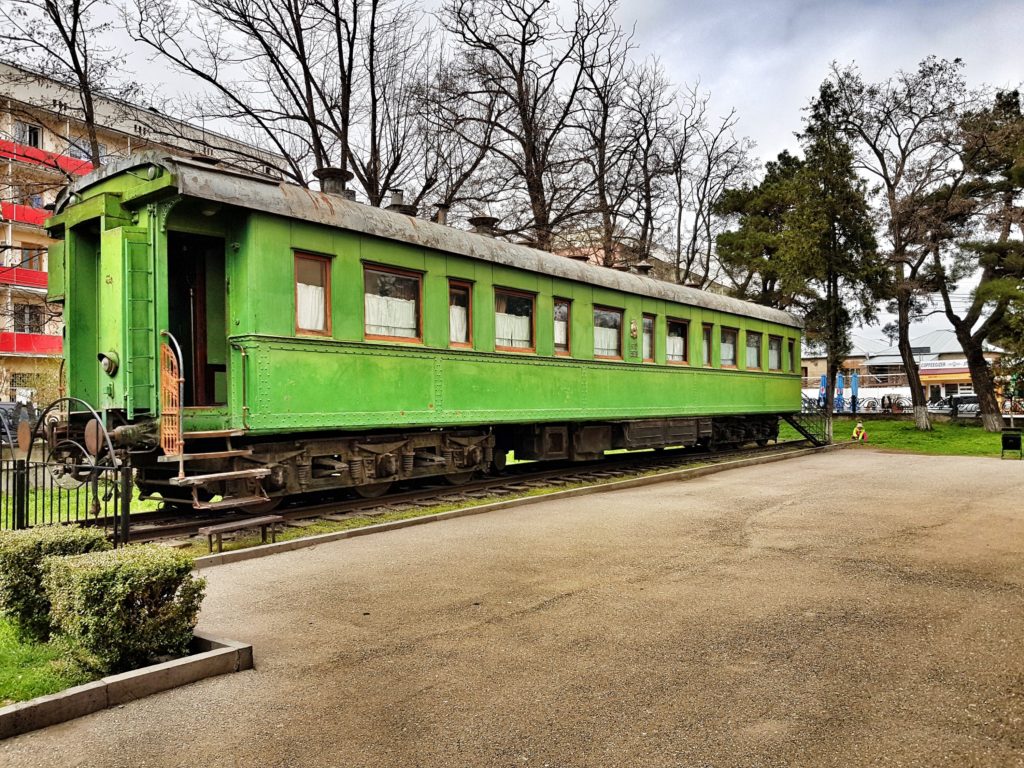 georgia travel caucasus eurasia gori stalin museum train wagon