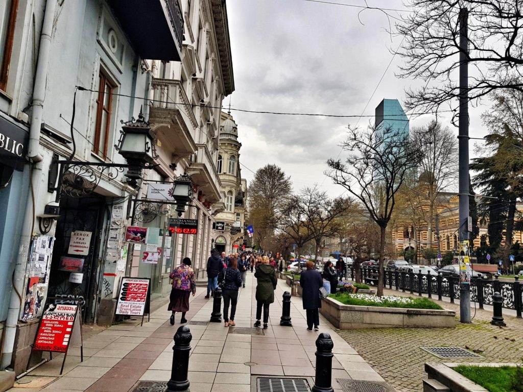 georgia travel rustaveli avenue