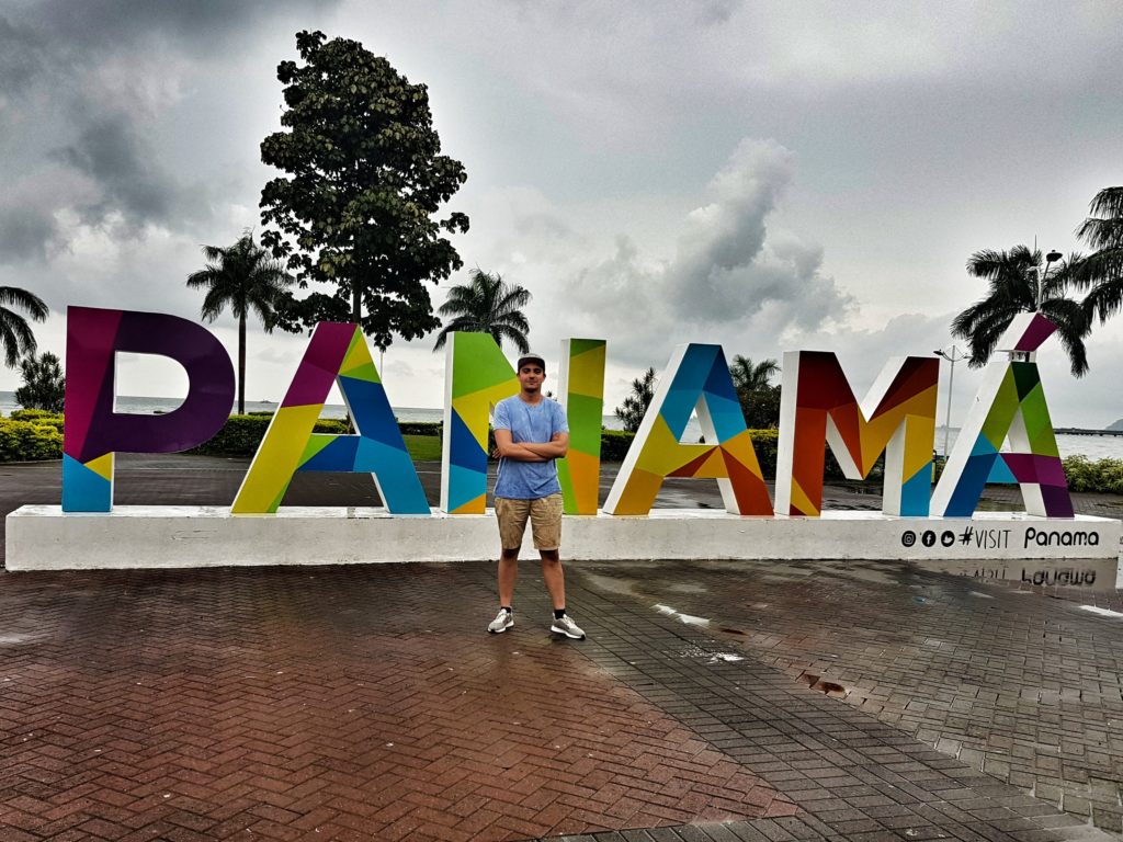 panama city panama sign central america travel