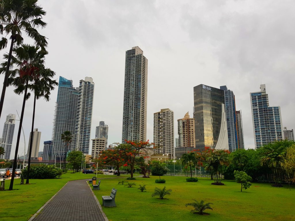 panama city skyline central america travel