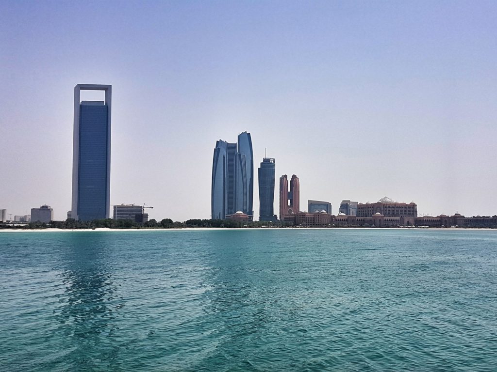 united arab emirated abu dhabi skyline