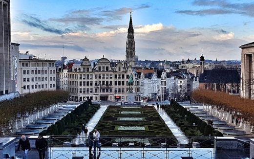 belgium brussels benelux europe mont des arts
