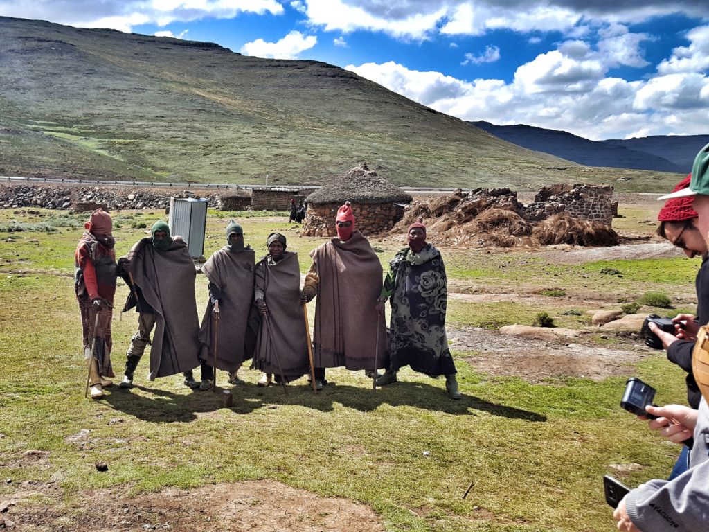 lesotho kingdom southern africa traditional hut