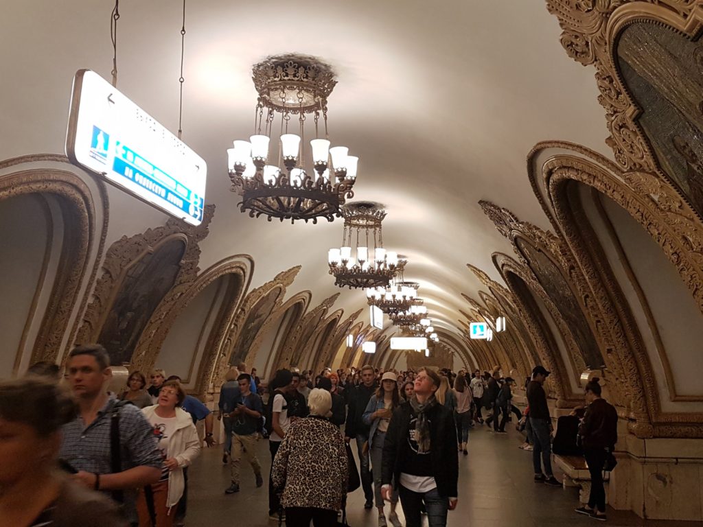 russia moscow metro station