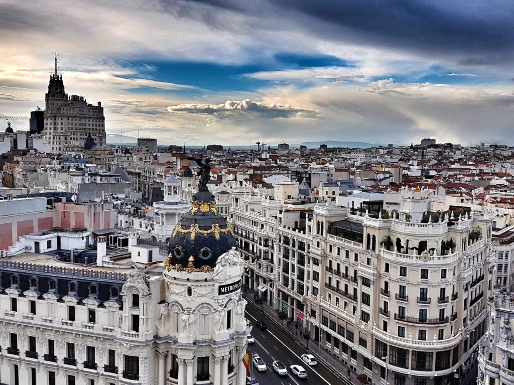 spain madrid europe Circulo de Bellas Artes city view