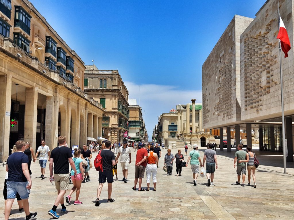 Valletta city centre malta travel