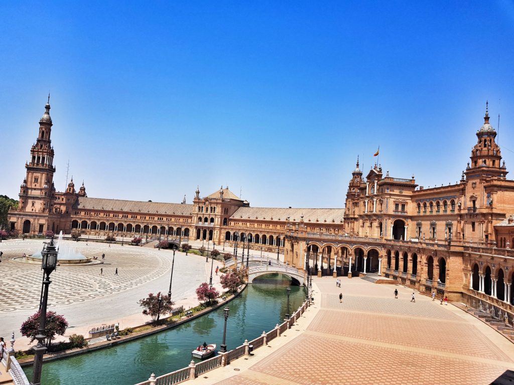 spain seville plaza de espana travel