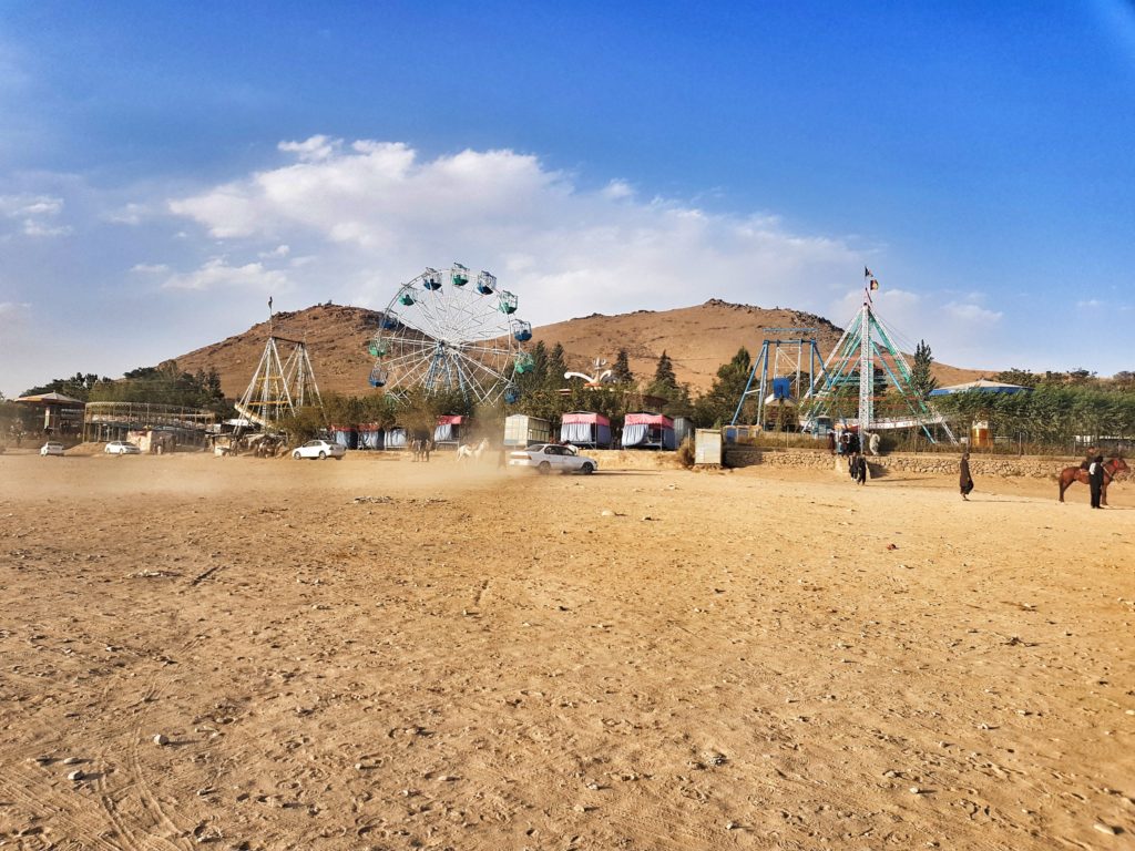 afghanistan kabul lake qargha amusement park
