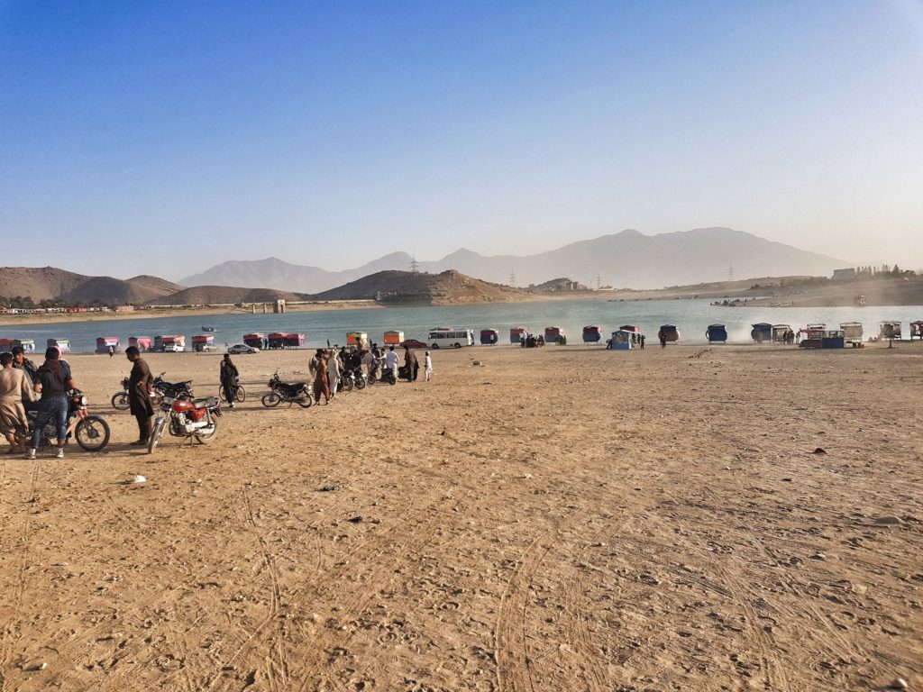afghanistan travel kabul lake qargha