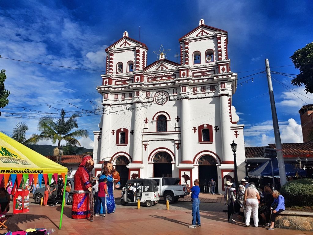 colombia guatape travel main square