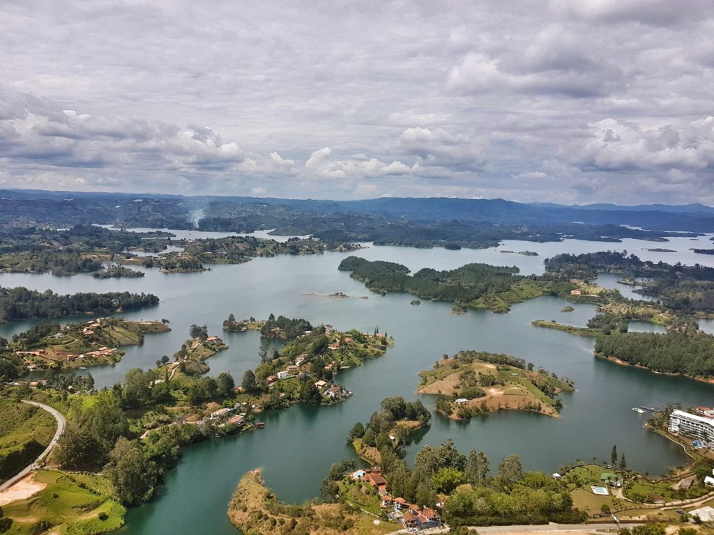 colombia guatape reservoir