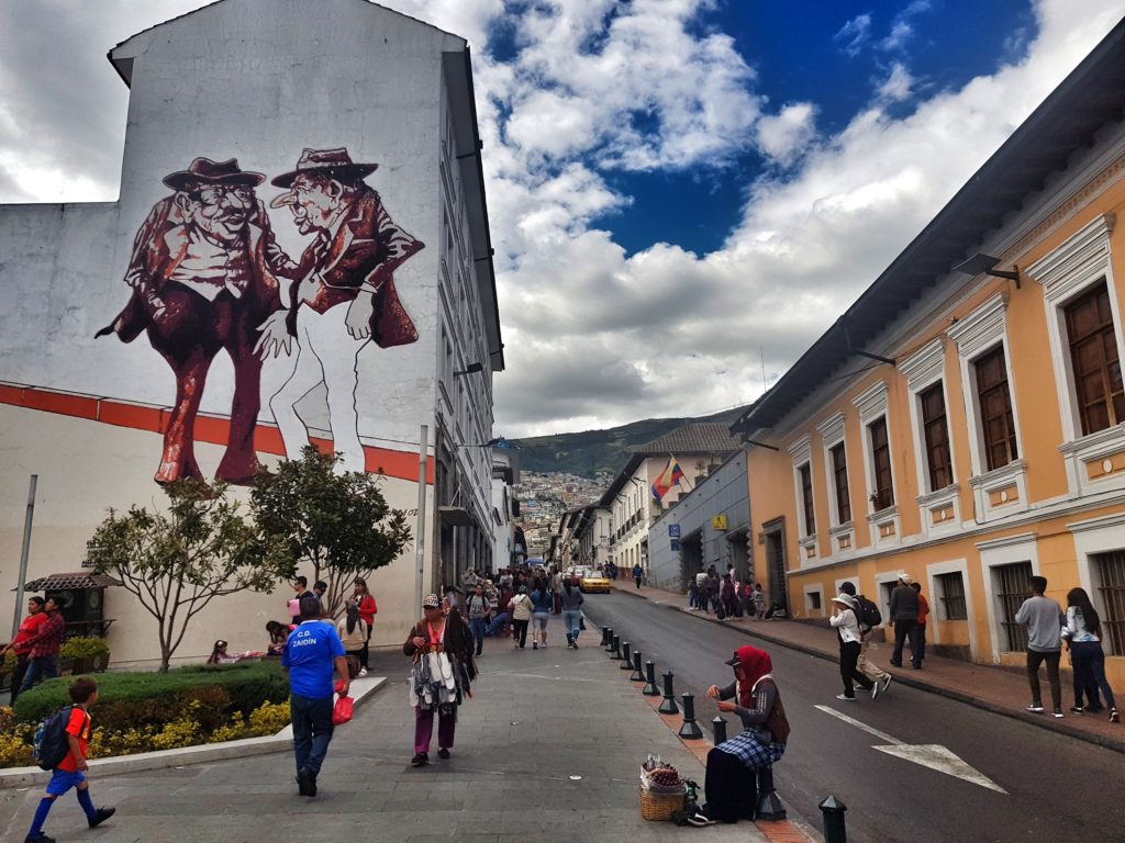 quito old town streets