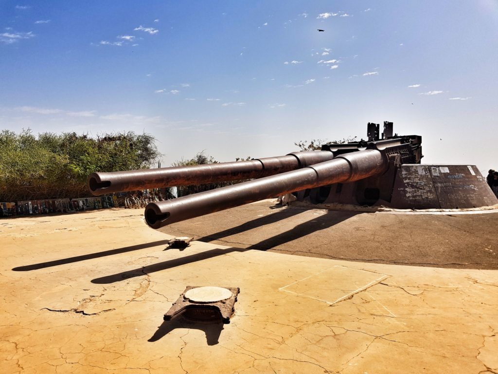 senegal goree island cannon