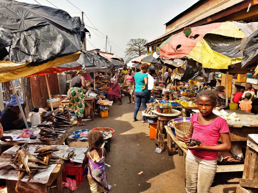 sierra leone fish market