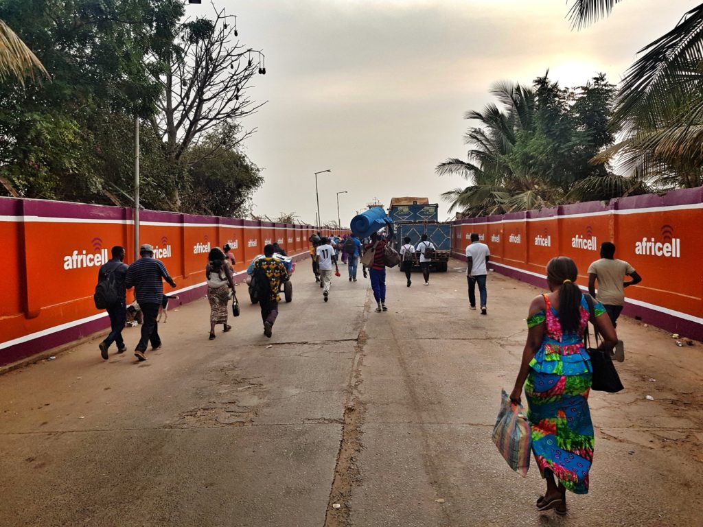 the gambia ferry terminal to banjul
