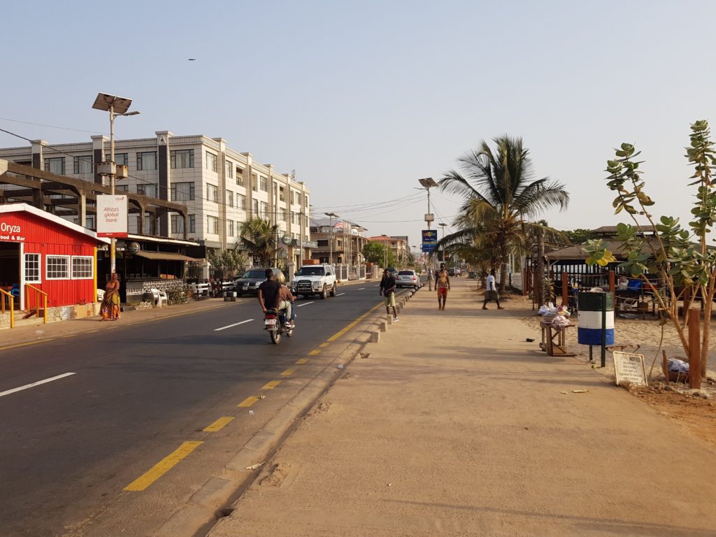 freetown lumley beach promenade