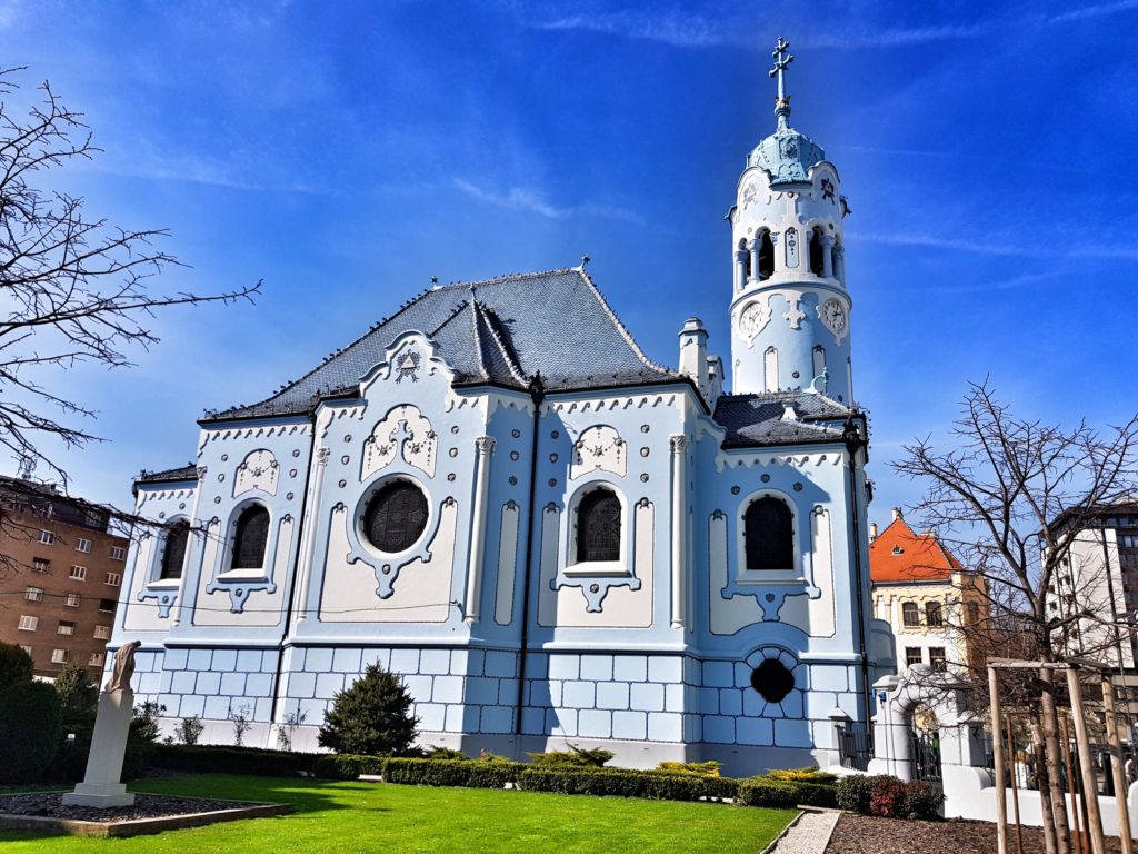 bratislava travel blue church