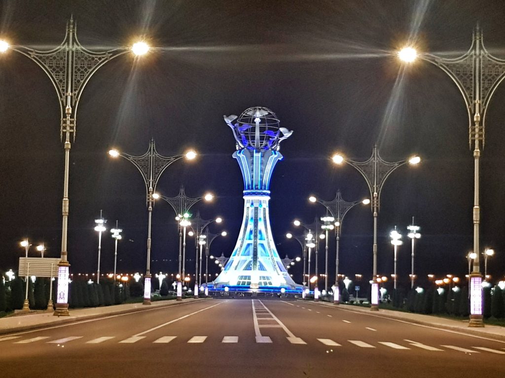 ashgabat night drive