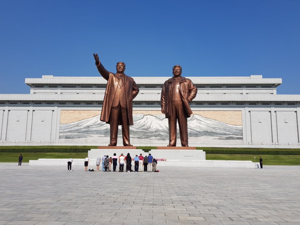 Mansudae Grand Monument pyongyang north korea