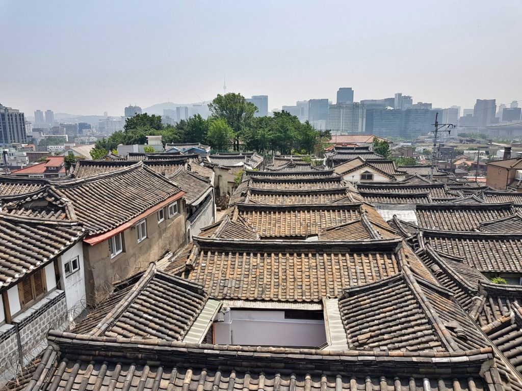 south korea bukchan hanok village