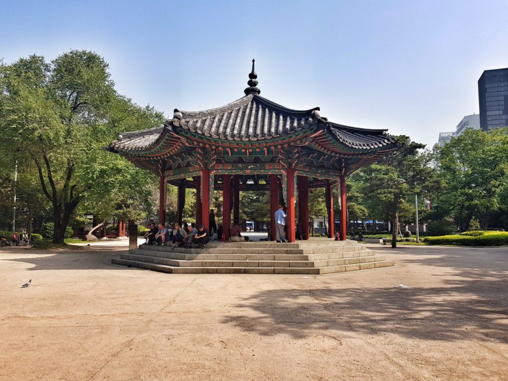 tapgol park insadong seoul