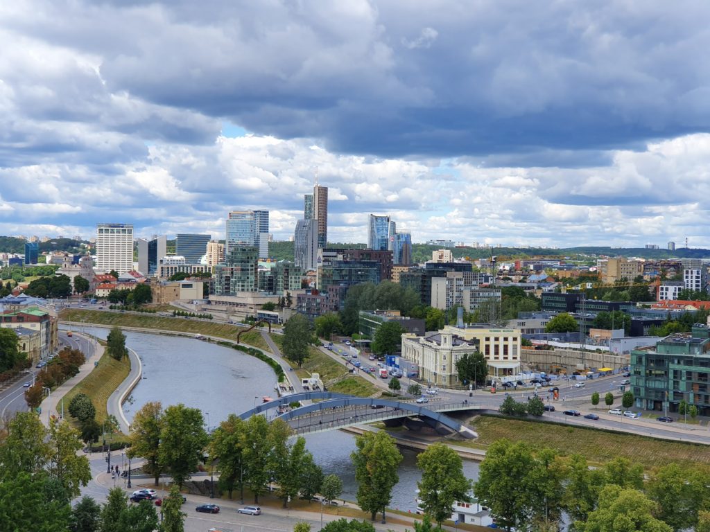 vilnius gediminas tower view