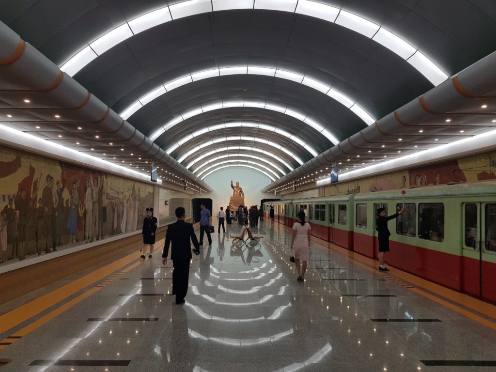 pyongyang subway station
