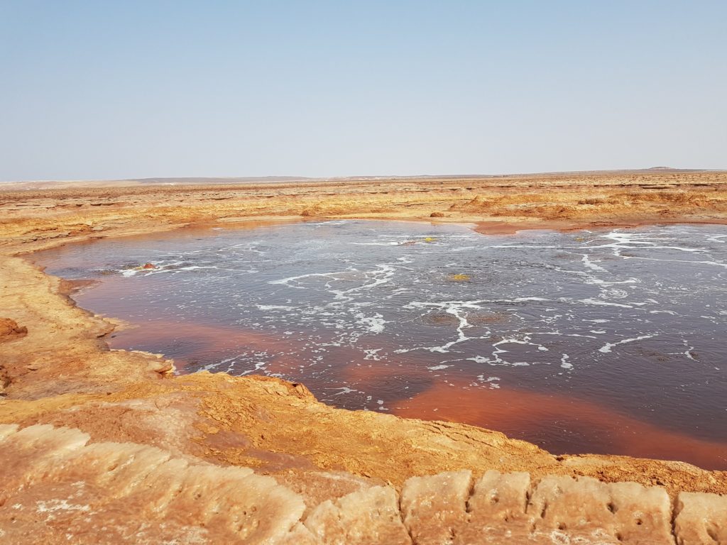 danakil depression hot spring