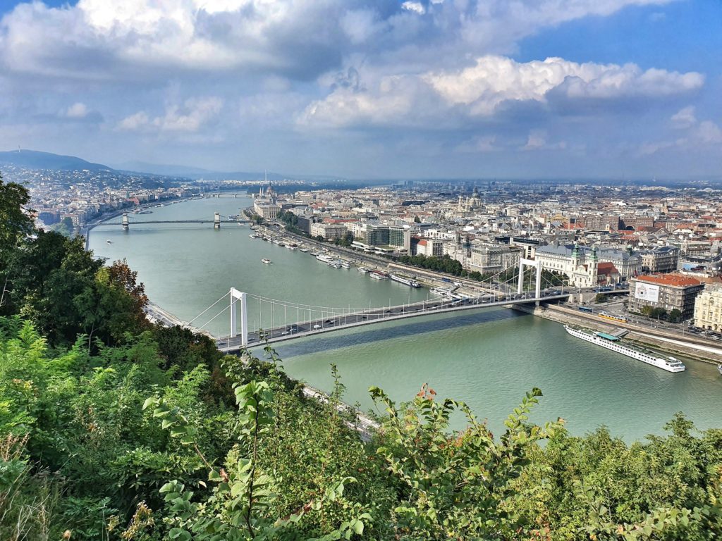 hungary budapest view gellert hill