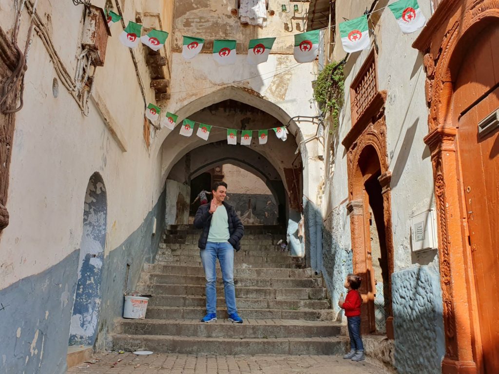 algiers algeria casbah little girl