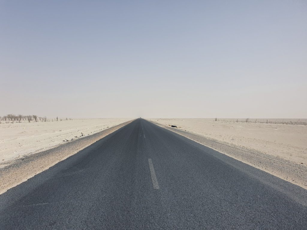 mauritania desert road