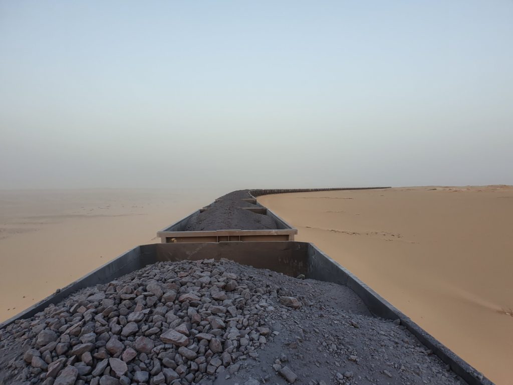 mauritania iron ore train