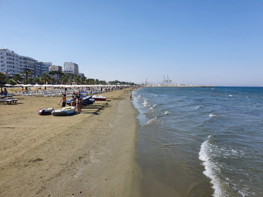 larnaca beach cyprus