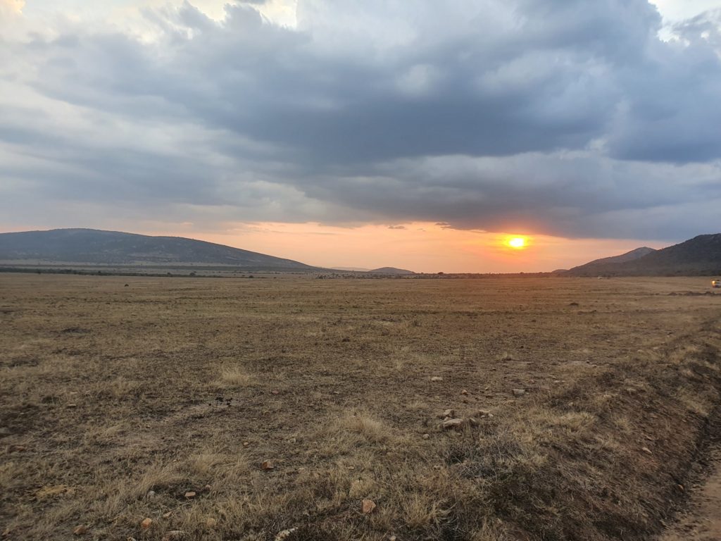 masai mara sunset