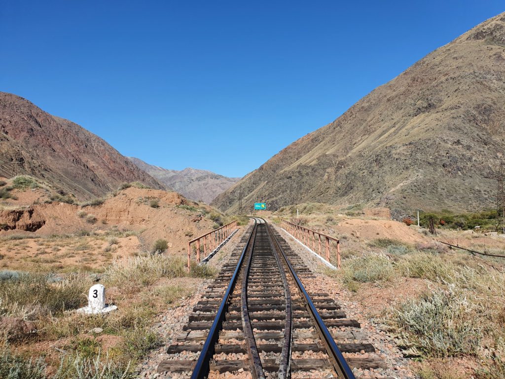 kyrgyzstan train rail