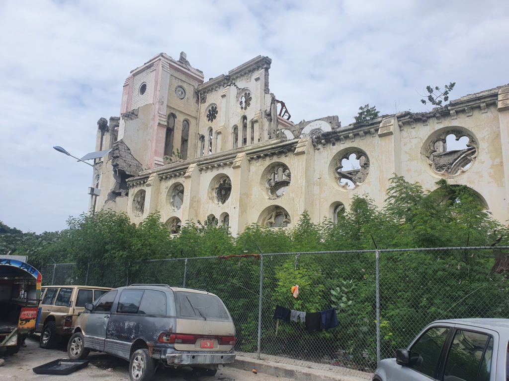 haiti earthquake cathedral