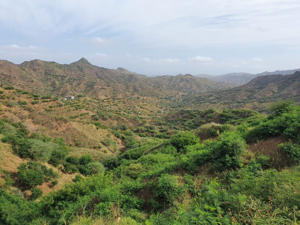 santiago cape verde landscape