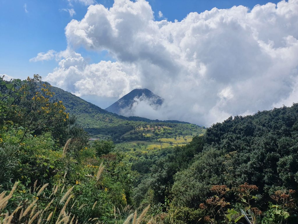 santa ana volcano hike viewpoint