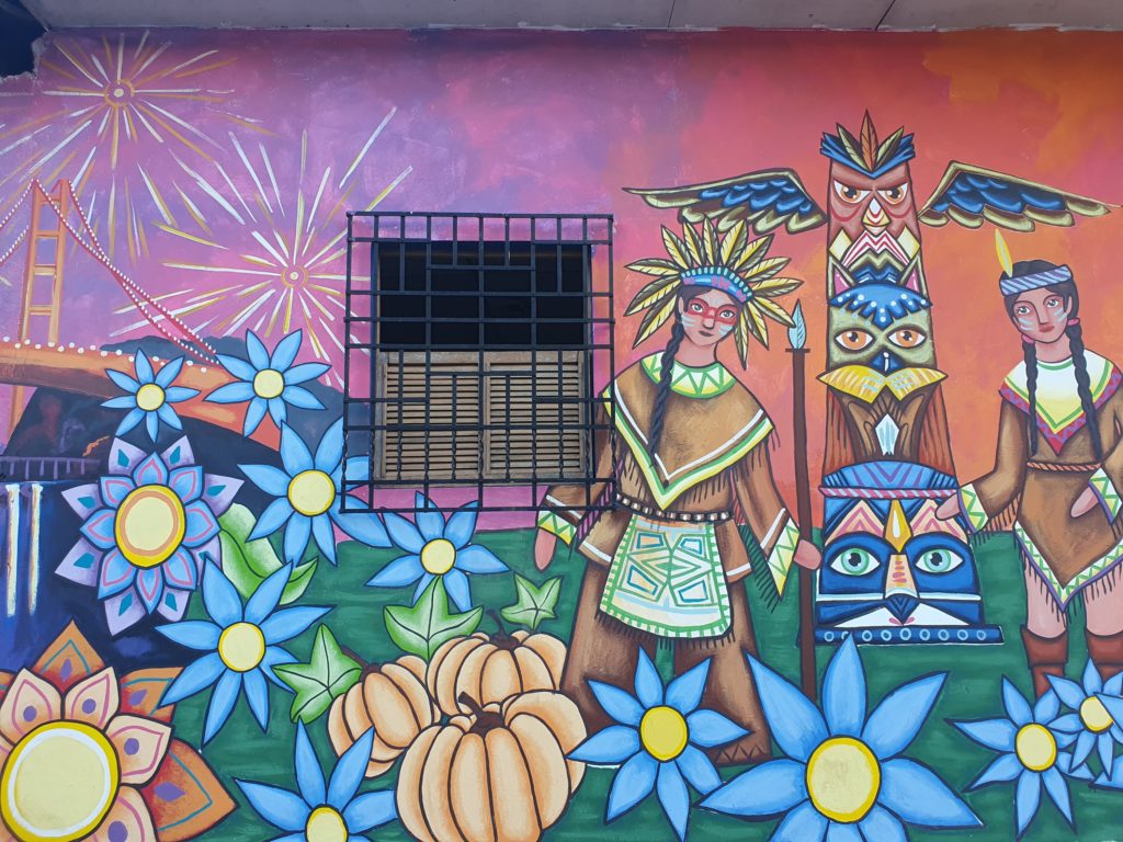 ruta de las flores murals