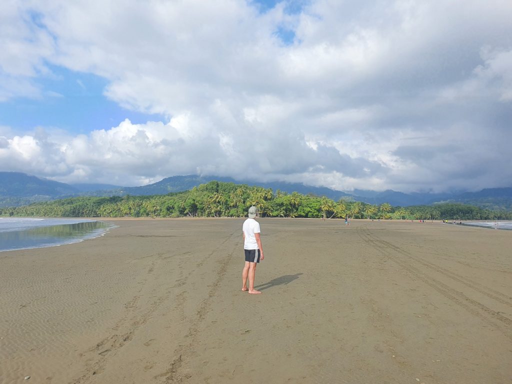 whale tail beach uvita