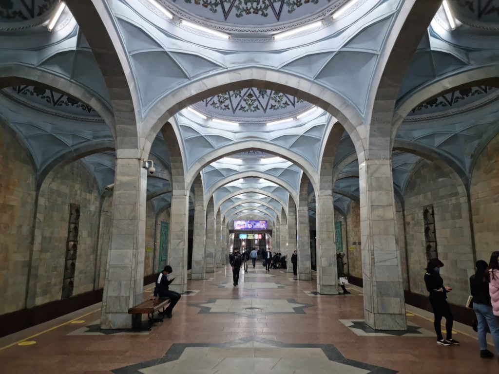 Alisher Navoi metro station tashkent