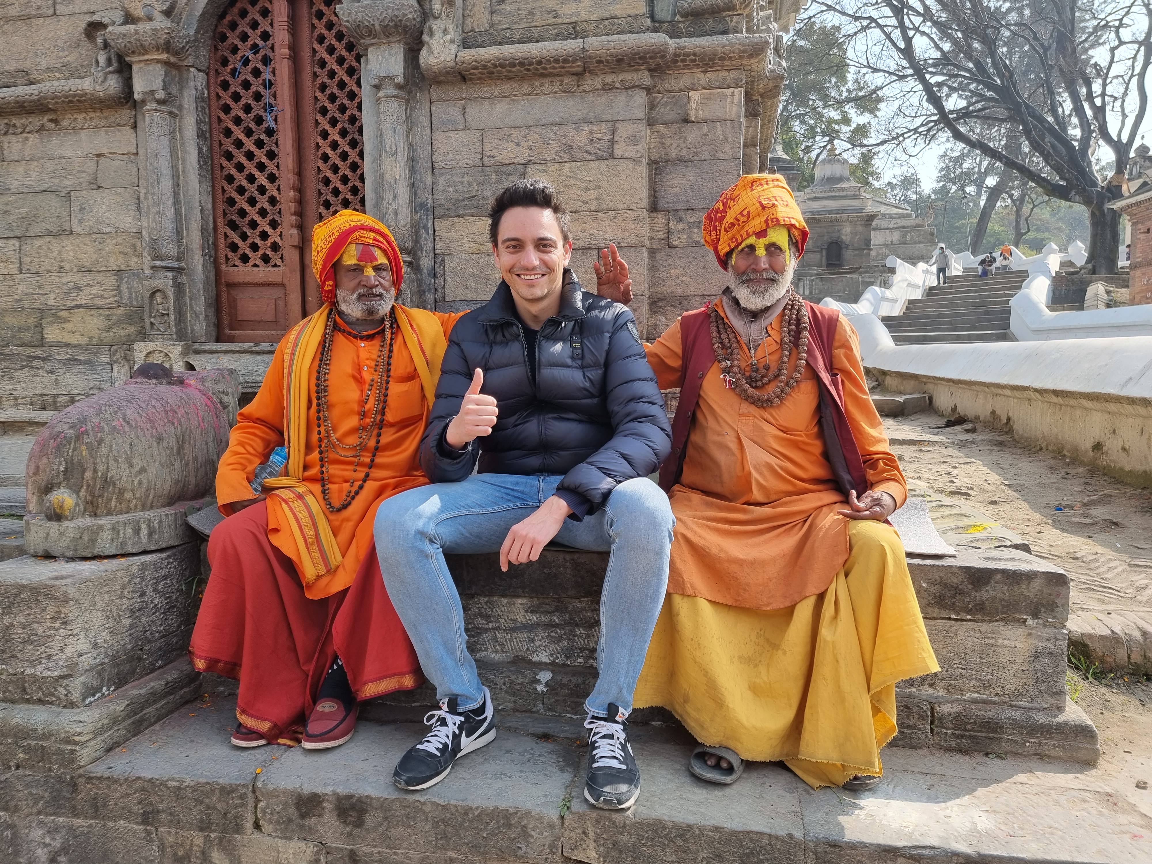 kathmandu sadhus beggars