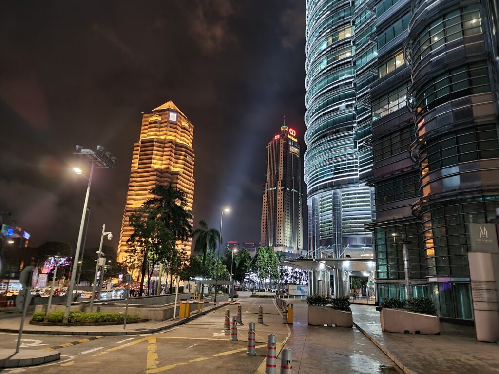 petronas towers night