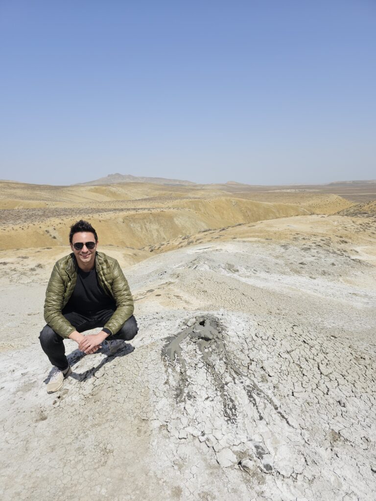 mud volcanoes gobustan azerbaijan