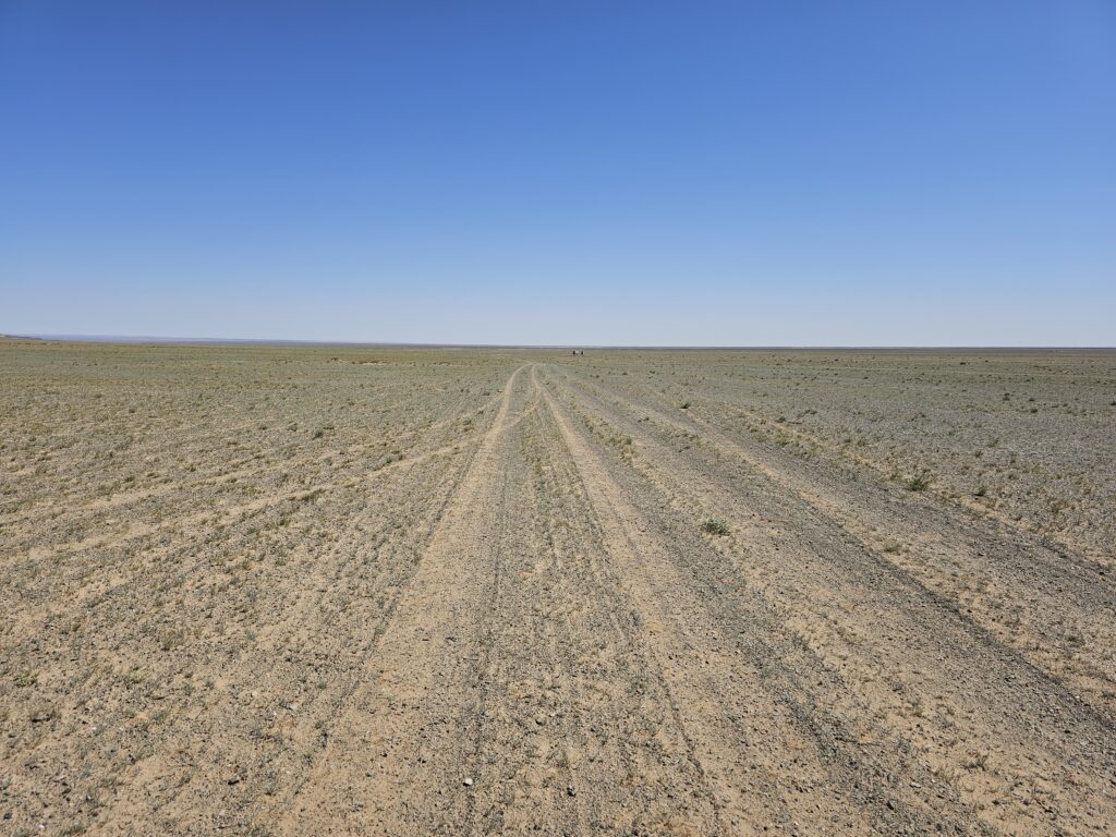 gobi desert dirt road