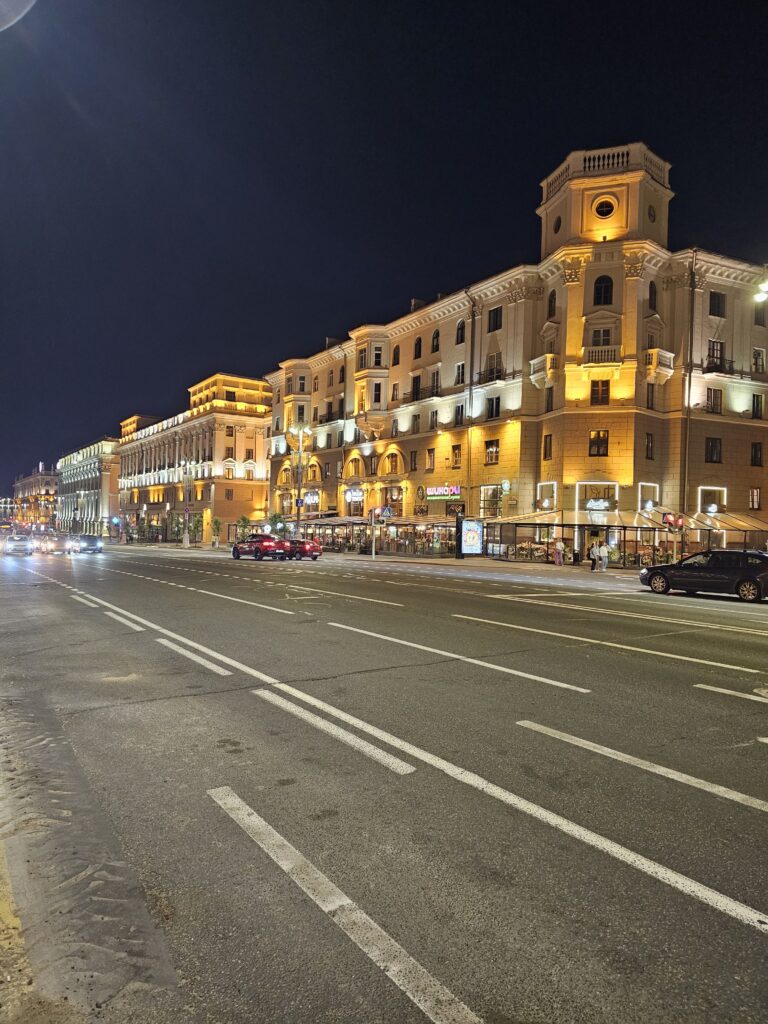 minsk at night